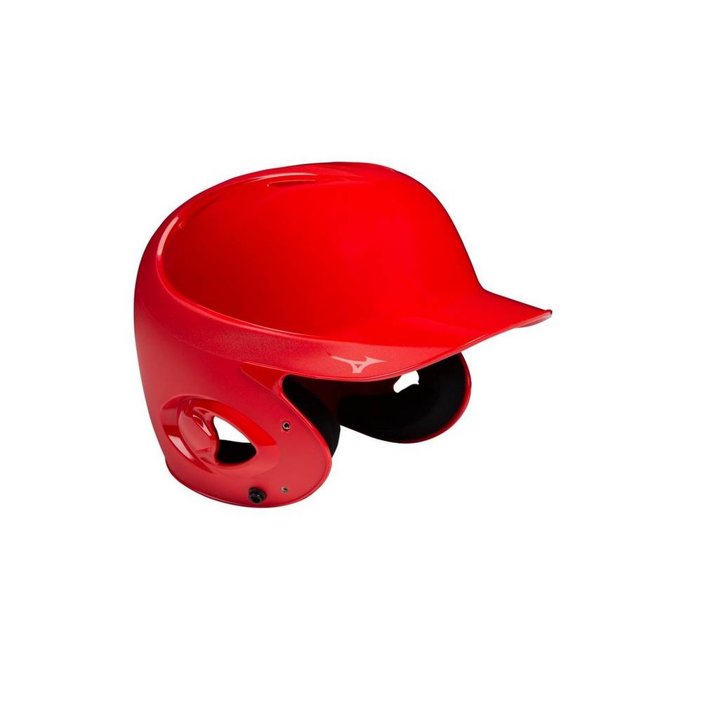 Mizuno Men's MVP Series Solid Batting Helmet Helmet Red (380434-KGI)